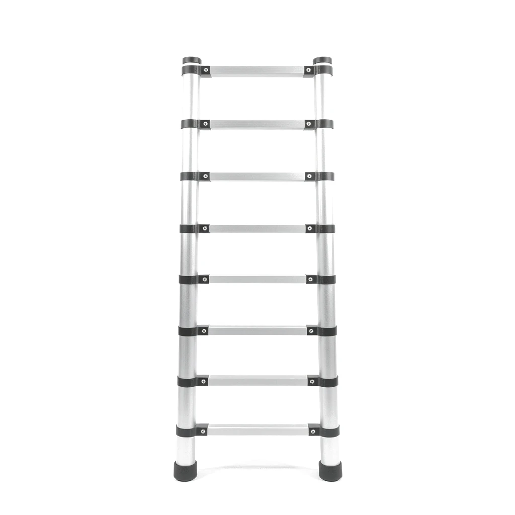 Telescopic aluminium ladder 2.6 m